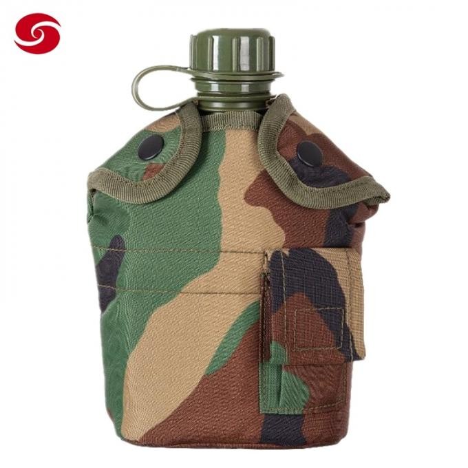 Camouflage Outdoor Sport Military Army PE Plastic Drink Water Bottle