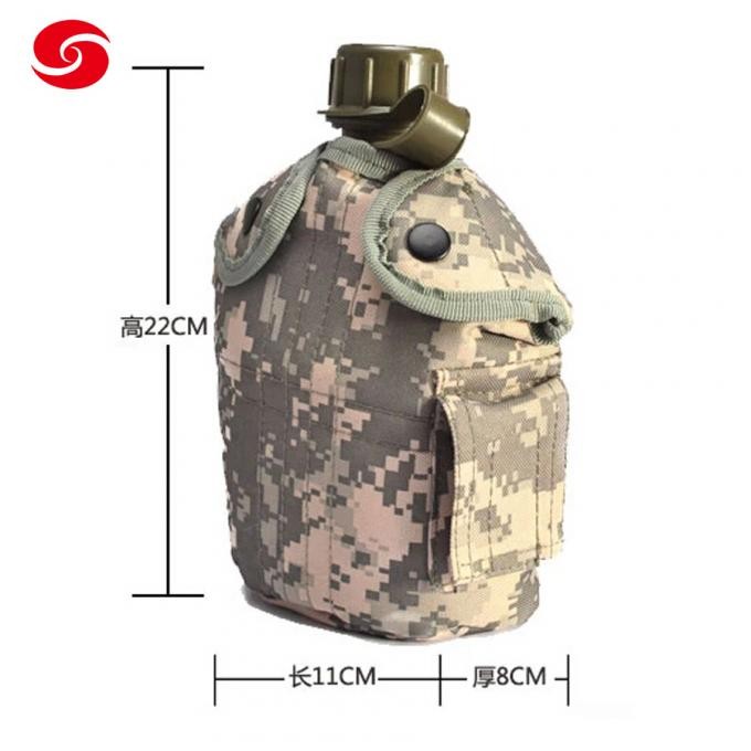 Camouflage Outdoor Sport Military Army PE Plastic Drink Water Bottle