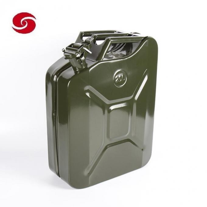 Steel Military Gasoline Fuel Tank Petrol Jerrycan 20 Liter 5 Gallon Gal Oil Jerry Can