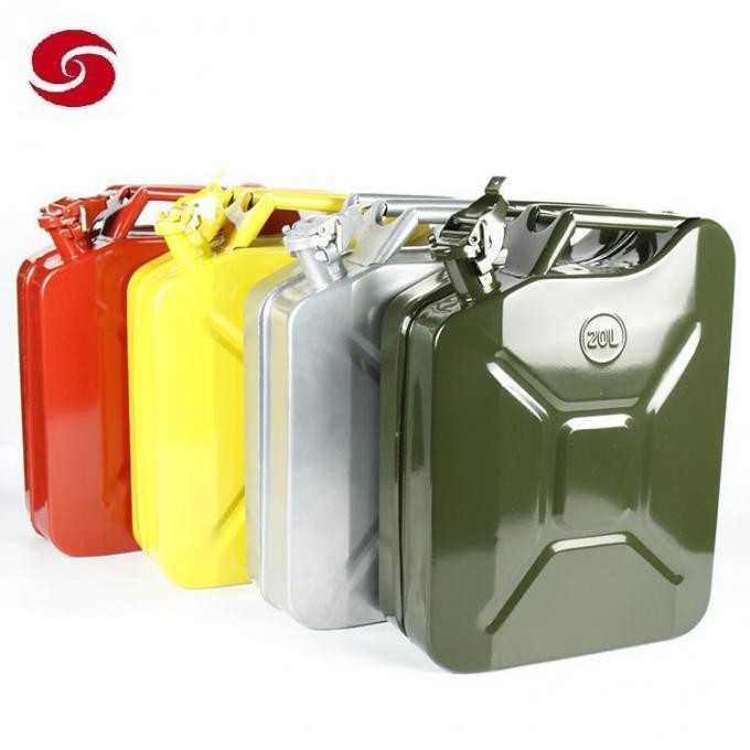 Steel Military Gasoline Fuel Tank Petrol Jerrycan 20 Liter 5 Gallon Gal Oil Jerry Can