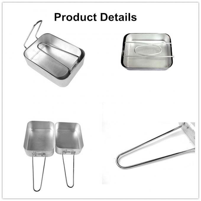 Army Police Military Army 1mm Thickness Aluminum Malaysia Two Piece Mess Tin