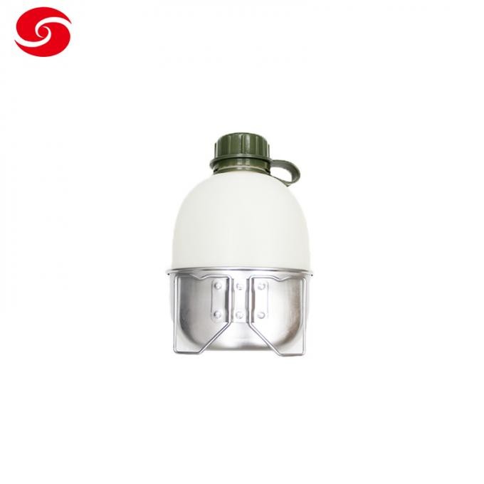 1 Liter PE Plastic Water Canteen Army Cooking Cup Military Drinking Bottle