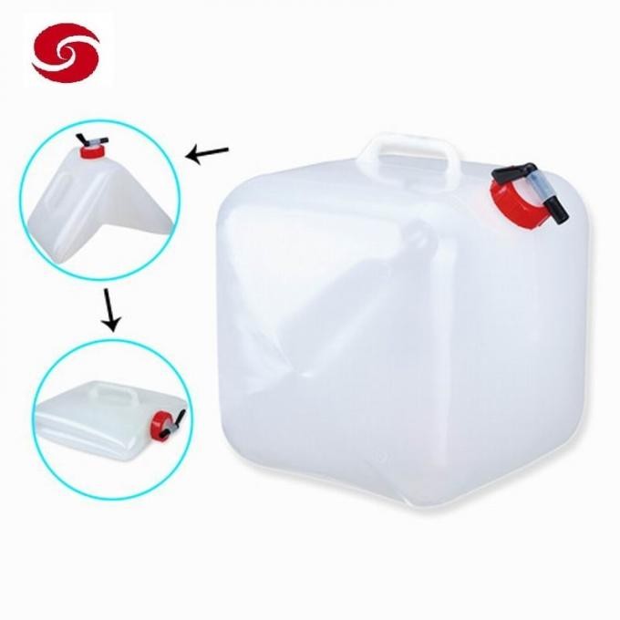 5L/10L/20 L LDPE Food Level Camping Folding Plastic Relief Military Water Jerry Can for Outdoor