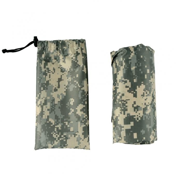 Light Weight Digital Camouflage Rain Poncho for Outdoor