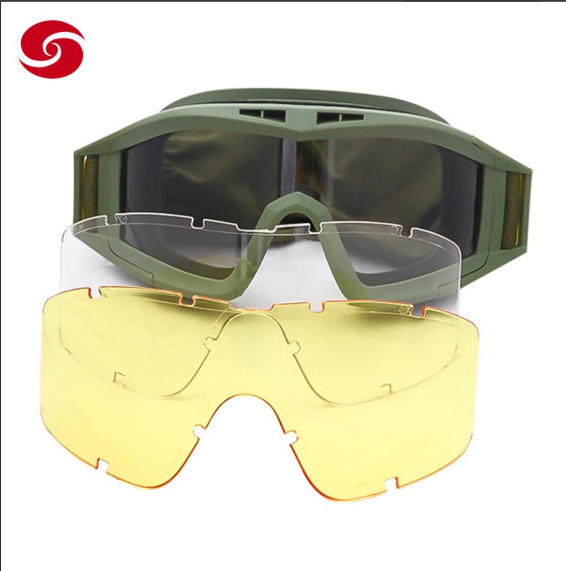 Safety Glasses/ Protective Glasses/ Bulletproof Goggles/ Ballistic Goggles/ Motorcycling Goggles/Anti Dust Anti-Terrorism Army Military Shooting Goggles
