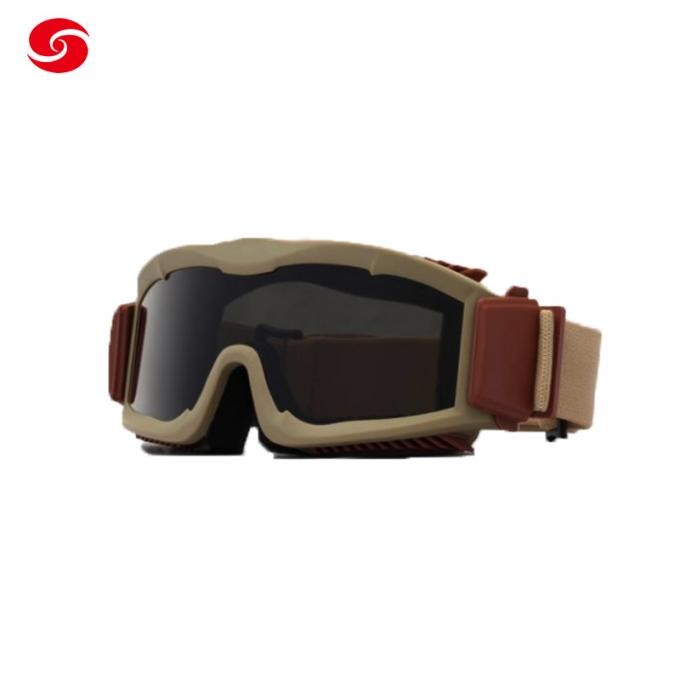 Tactical Combat Men′ S Tactical Military Ballistic Goggles Shooting Glasses Goggles