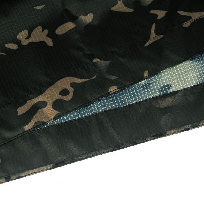 Outdoor Polyester Military Rain Coat with PU Coating