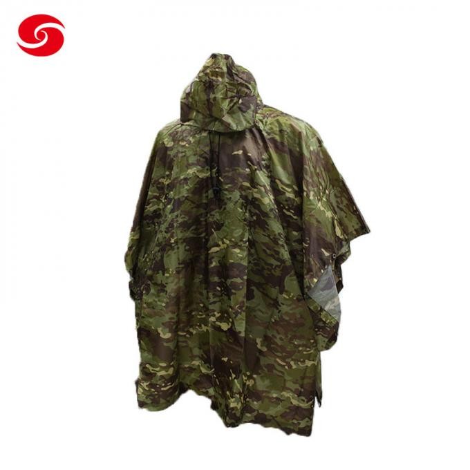 High Quality Military Raincoat Camouflage Poncho Army Poncho Raincoat
