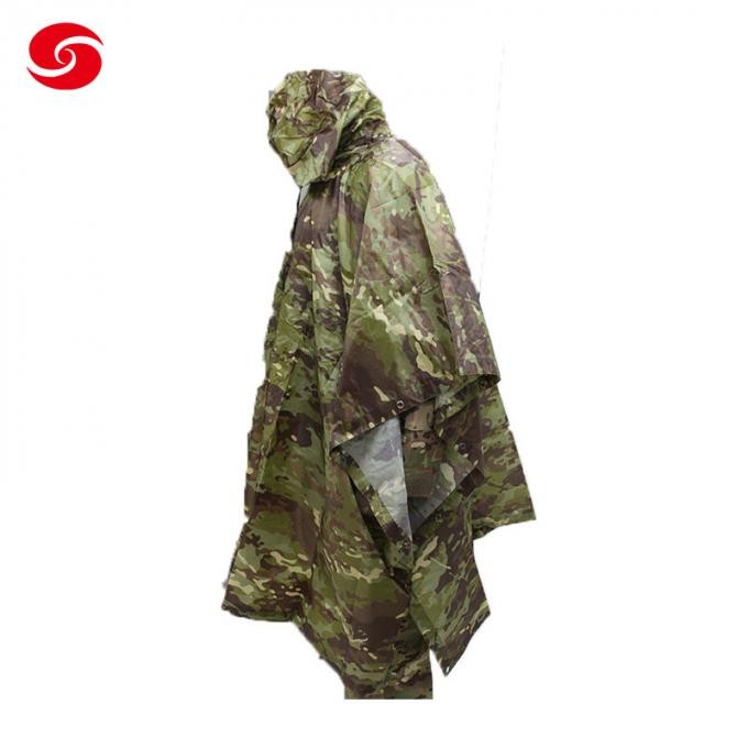 High Quality Military Raincoat Camouflage Poncho Army Poncho Raincoat
