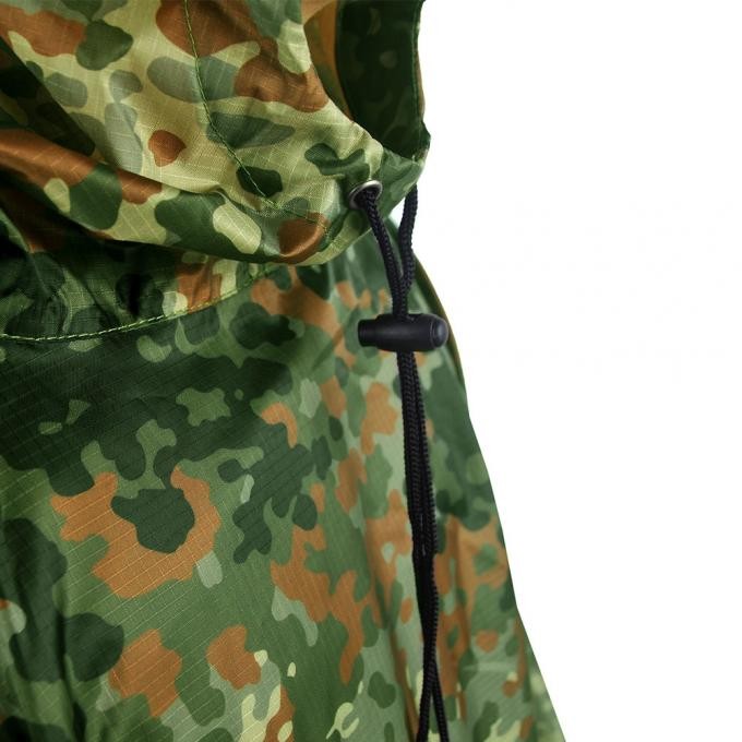 Germany Military Camouflage Rain Poncho for Man