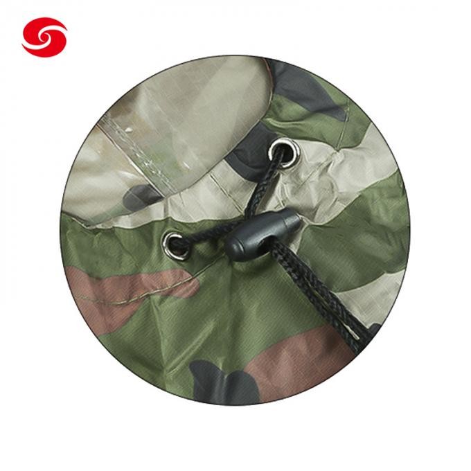 Customized Nylon Polyester Rain Military Coat for Man