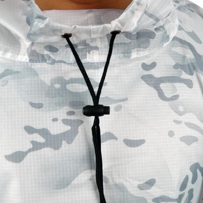 Waterproof Polyester PU Coating Rain Coat Military for Snowfield