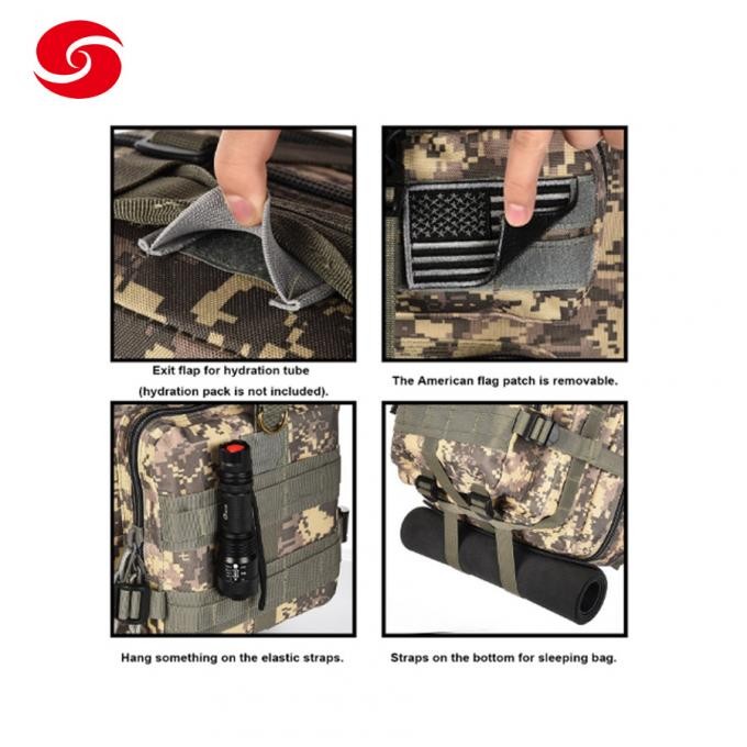 40L Outdoor Military Digital Camouflage Tactical Backpack