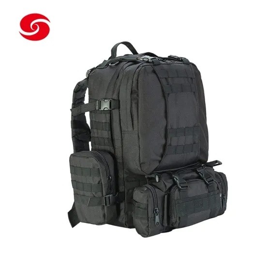 Outdoor Black Multifunctional Military Army Tactical Molle Detachable Backpack