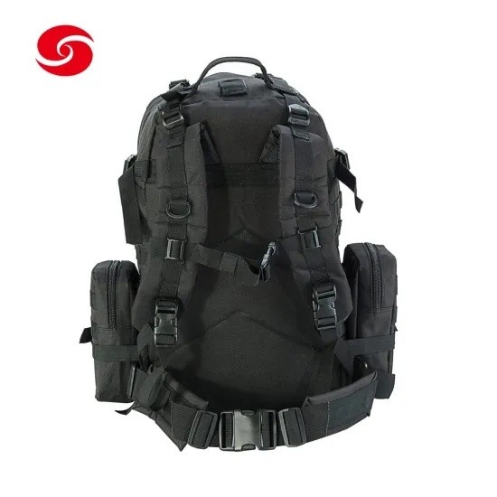 Outdoor Black Multifunctional Military Army Tactical Molle Detachable Backpack