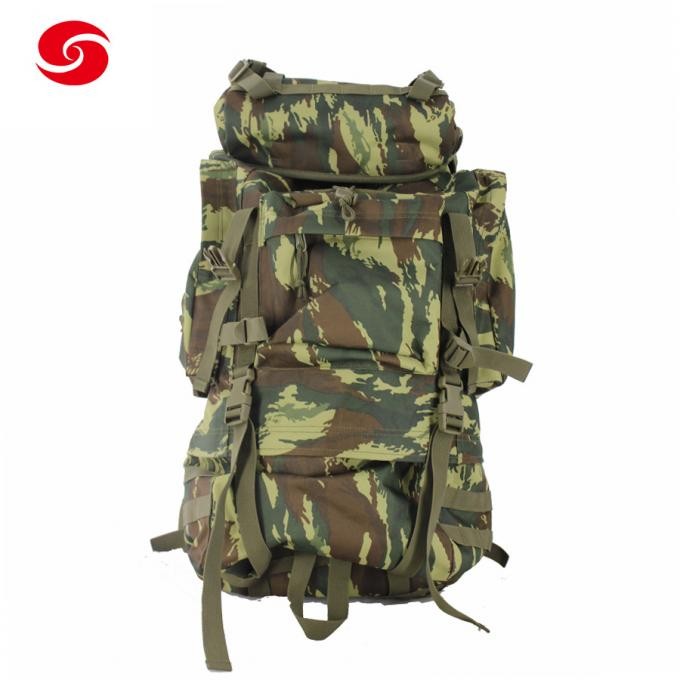 60L Nylon Polyester Multi-Function Military Greece Camouflage Hiking Tacticak Backpack