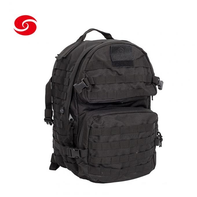 Multiple Function Solid Nylon 40L Design Size Black Molle Outdoor Military Backpack Bag