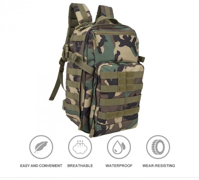 40L Woodland Camoufalge Military Tactical Backpack Army Hunting Outdoor Backpack