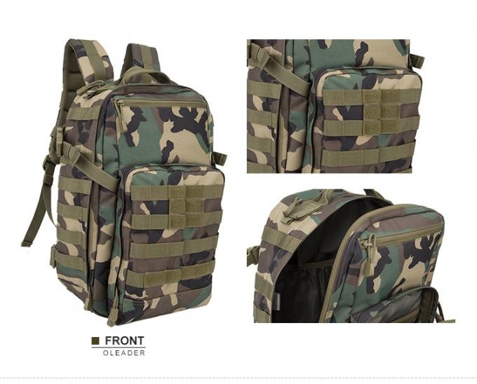40L Woodland Camoufalge Military Tactical Backpack Army Hunting Outdoor Backpack