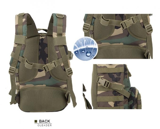 40L Woodland Camoufalge Military Tactical Backpack Army Hunting Outdoor Backpack
