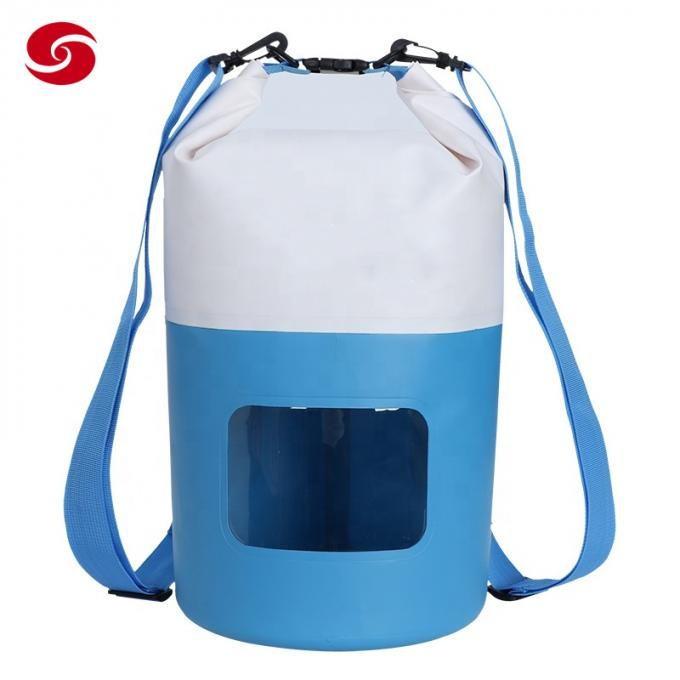 Customised Ocean Pack PVC Tarpaulin Float Beach Swim Bag Waterproof Roll Top Outdoor Sports Hiking Without Brand Water Proof Dry Bag