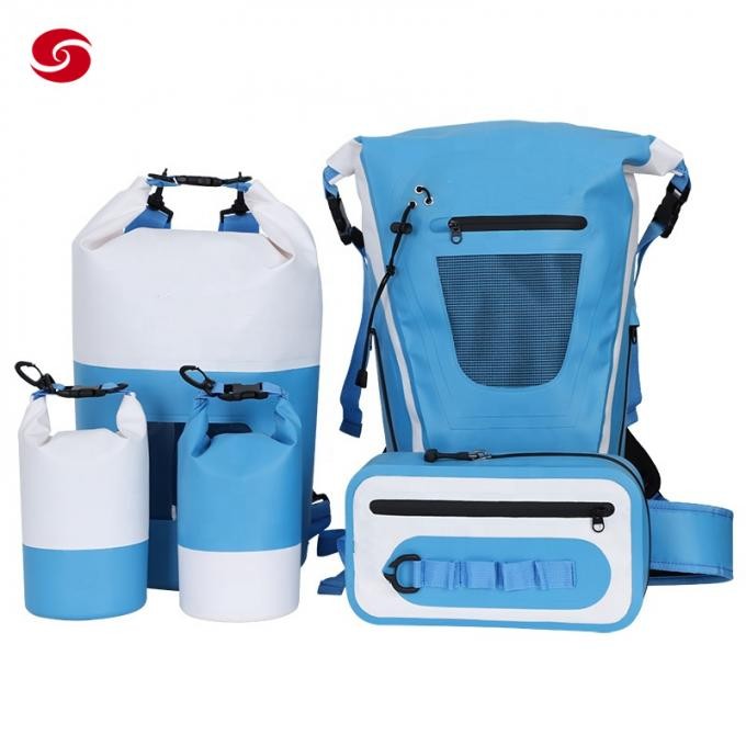 Customised Ocean Pack PVC Tarpaulin Float Beach Swim Bag Waterproof Roll Top Outdoor Sports Hiking Without Brand Water Proof Dry Bag