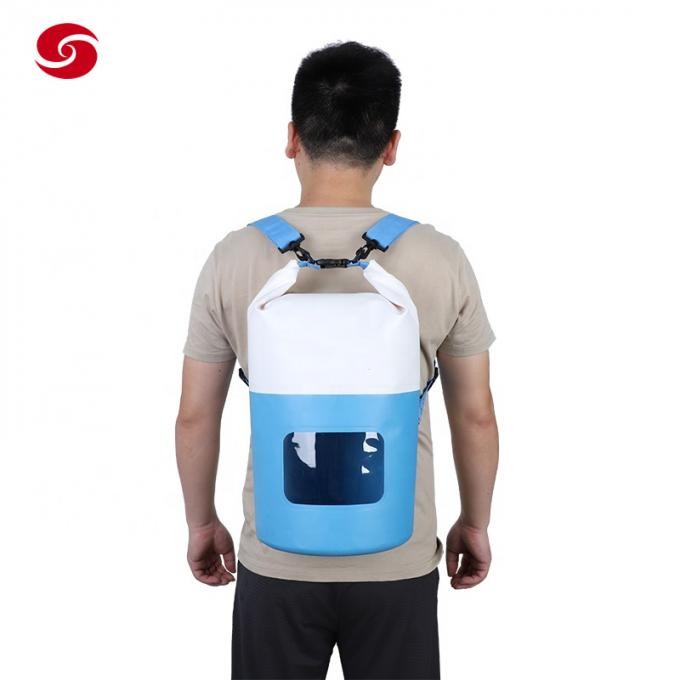 Customised Ocean Pack PVC Tarpaulin Float Beach Swim Bag Waterproof Roll Top Outdoor Sports Hiking Without Brand Water Proof Dry Bag