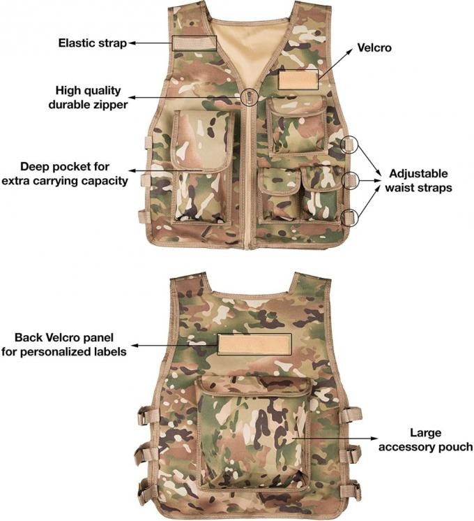 Mcamouflage Army Ripstop Tactical Combat Gear Military Vest