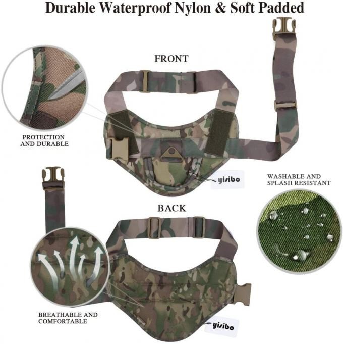 The Dog Dog Vest Adjustable Fashion High Quality Military Tactical Dog Harness Service Dog Collar Dog Collar
