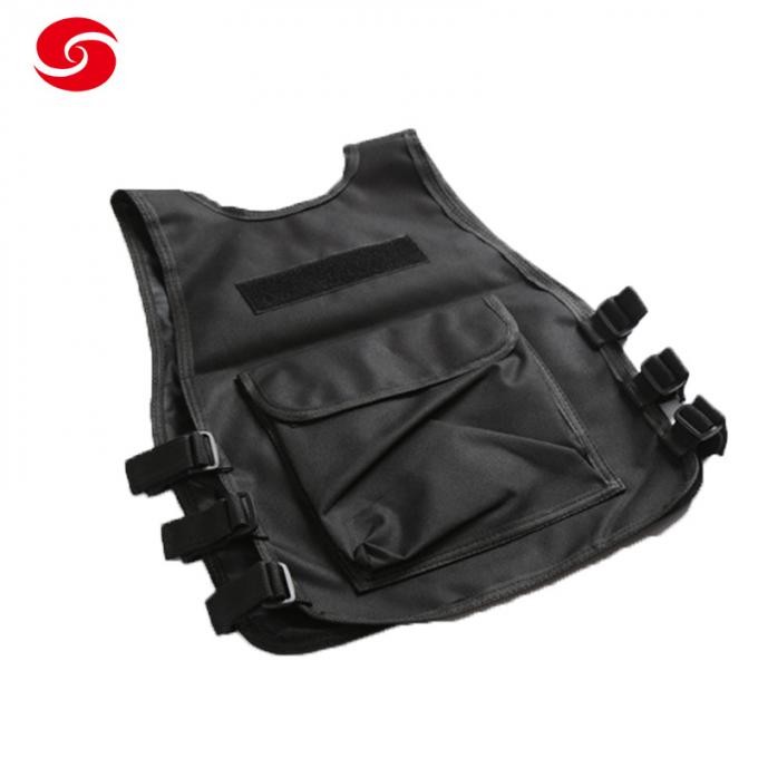 Black Nylon Tactical Paintball Game Vest Clothing for Man