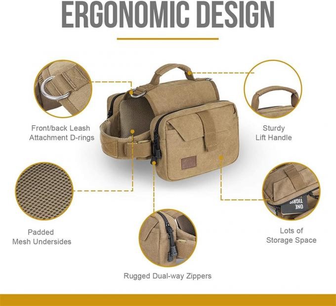 Harness Military Dog Tactical Dog Harness Molle Adjustable Training Vest for Man