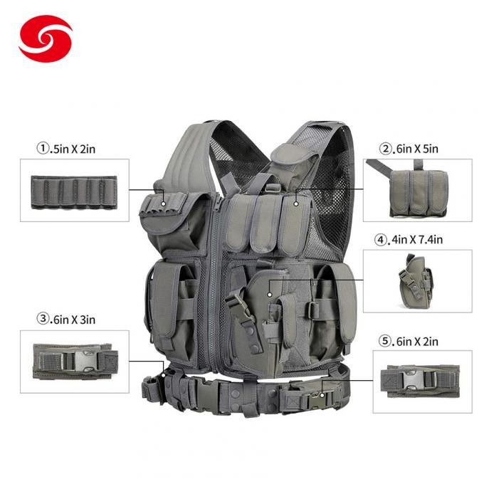 China Xinxing Multifunctional Police Military Security Army Airsoft Assault Swat Vest