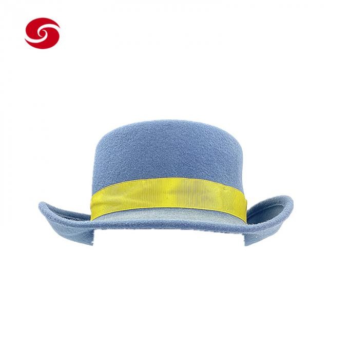 100% Wool Police Ladies Office Round Sergeant Hat