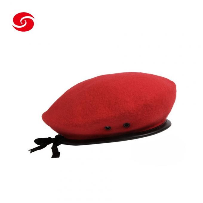 High Quality Army 100% Wool Men's Custom Military Beret Cap