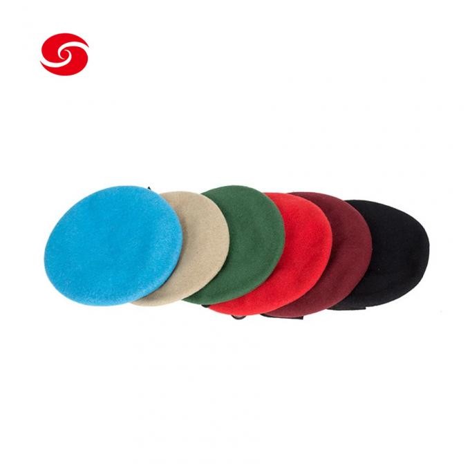 Colorful Wool Military Army Soldier Hat Uniform Cap Beret