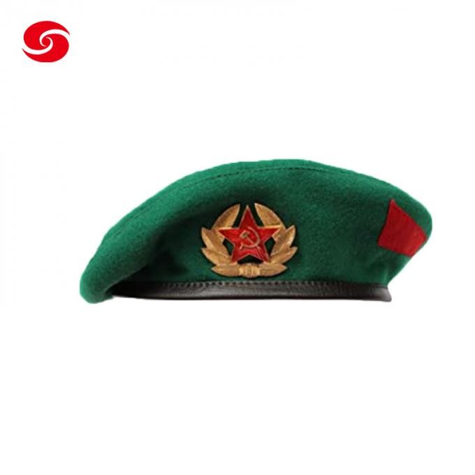 Cheap Custom Military Badge Berets Customized Embroidered Berets