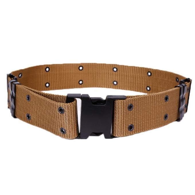 Khaki Army Cotton Belt Military Combat Nylon Webbing Belt