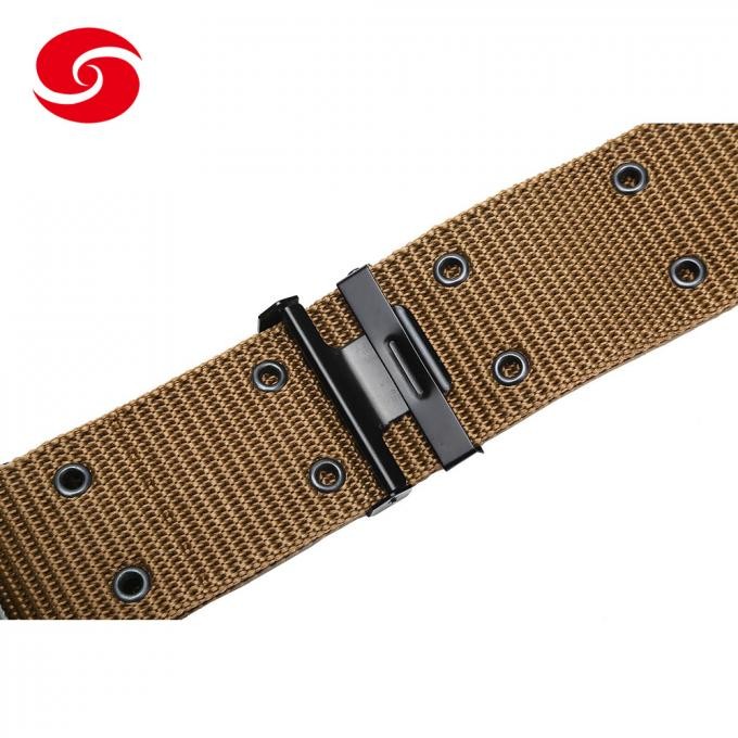 Khaki Army Cotton Belt Military Combat Nylon Webbing Belt