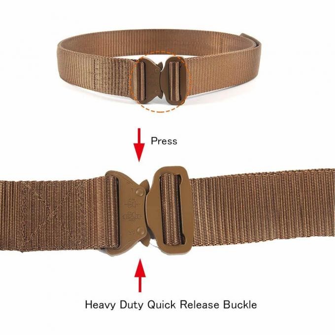 3.8 Tactical Imitation Nylon Leisure Military Belt with Metal Buckle