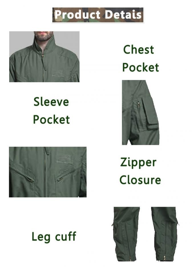 Air Force Aramid Flame Retardant Flight Suit Pilot Coverall