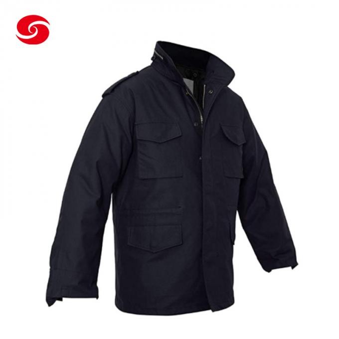 Army Jacket M65 Jacket Light Weight Bdu Type Black Plain Field Military Jacket