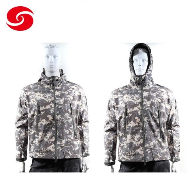 Military Digital Camo Softshell Jacket