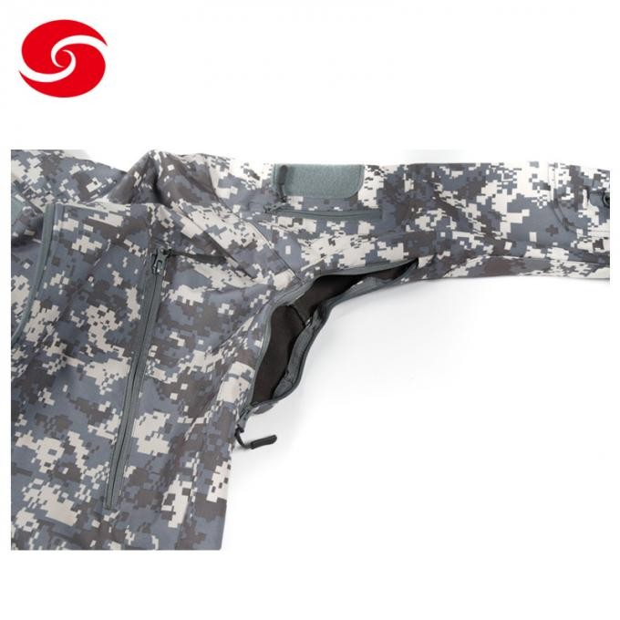 Military Digital Camo Softshell Jacket