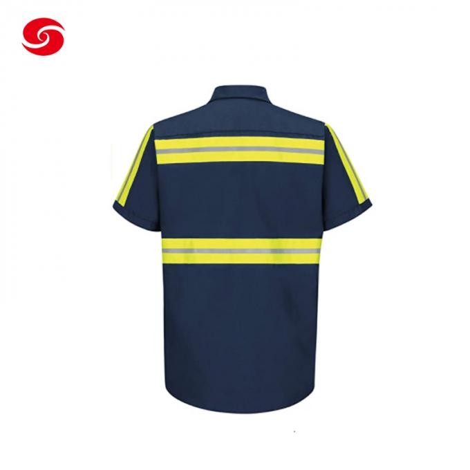 Summer Short Sleeve Engineering Uniform Workwear Labor Suit Safety Workwear
