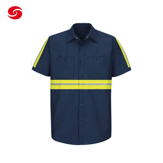 Summer Short Sleeve Engineering Uniform Workwear Labor Suit Safety Workwear