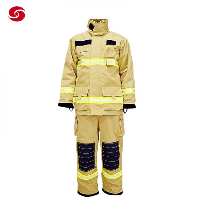 Thailand Fire Fighting Suit/Firefighter Protective Clothing/En Standard Firefighter Fire Resistant Suit Flame and Heat Resistant Fireman Suit