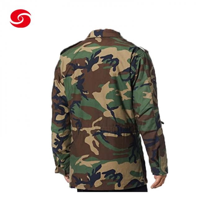 Woodland Camouflage Windbreaker Jacket M65 Military Jacket Tactical Use
