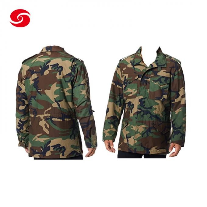 Woodland Camouflage Windbreaker Jacket M65 Military Jacket Tactical Use