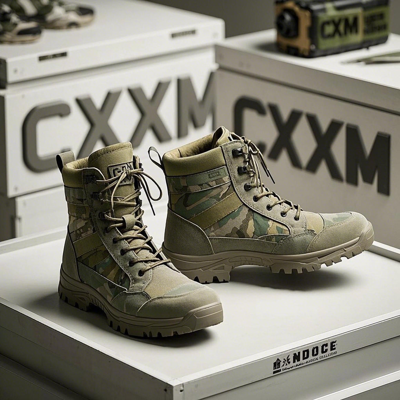 Customized military boots