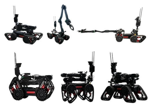 EOD robot tracks bomb disposal robot